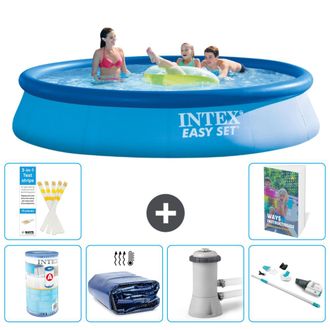 Intex Piscina Easy Set Redonda - 396x84 Cm - 7-piezas S27