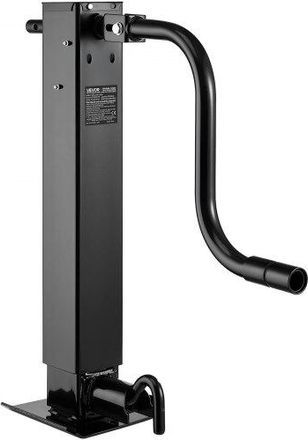 OEM Gato Para Remolque Cuadrado Para Soldar, Capacidad De Carga De 5443 Kg, Carrera De 330 Mm, Con Manivela, Pie Ajustable, Eleva Hasta 67,4 Cm, Para Remo