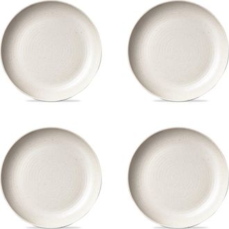 Tag Cream Brooklyn Melamine Dinner Plates Set of 4 Dishwasher Safe in Beige at Nordstrom