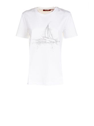 Max Mara White Jersey T-shirt