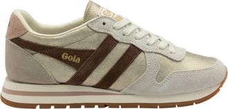 Gola Womens Daytona Blaze Sneaker In Gold/darkbrown/cameo