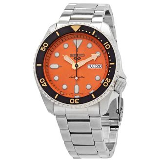 Seiko 5 Sports Automatic Orange Dial Mens Watch SRPD59K1