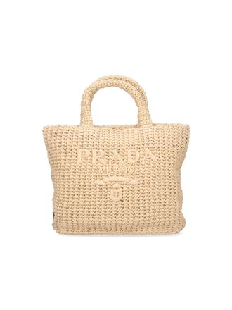 Prada Borsa Tote In Crochet