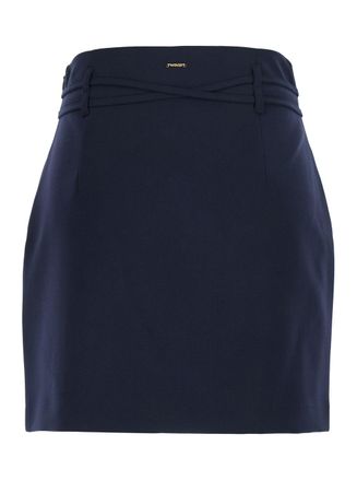 Twinset Tech Fabric Skirt - Navy