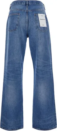 Frame Denim Mens Relaxed Jeans High Waist Blue