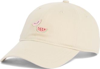 Frasier Sterling Watermelon Embroidered Cotton Canvas Baseball Cap in Khaki at Nordstrom