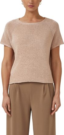 s.Oliver Black Label Strickpullover S.OLIVER BLACK LABEL, Damen, Gr. L (40), soft rose, Strick, Obermaterial: 87% Polyacryl, 13% Polyamid, unifarben, l&auml;ssig geschnitten h&uuml;