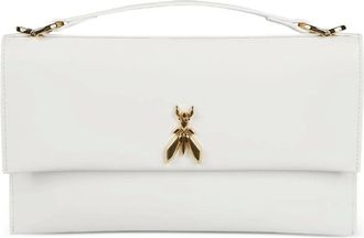 Patrizia Pepe Pochette - Dames - Tassen - Beige - Maat: ONE Size Zijde