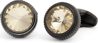 Clifton Wilson Round Cuff Links in Black at Nordstrom