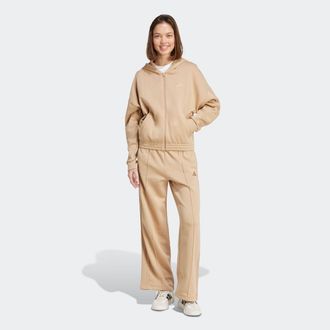 adidas Trainingsanzug ADIDAS SPORTSWEAR W ENERGIZE TS, Damen, Gr. XL, beige (warm sandstone), Obermaterial: 70% Baumwolle, 30% Polyester, Sportanz&uuml;ge Trainin