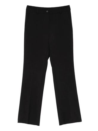 Rewind button trousers - women - Polyester/Viscose/Spandex/Elastane - 46 - Black