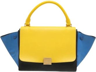 Celine Pre-owned Handbags, female, Multicolor, Size: ONE SIZE Pre-owned Vintage Tricolor Flap Bag
