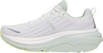 Saucony Womens Hurricane 25, White/Mist, 5.5