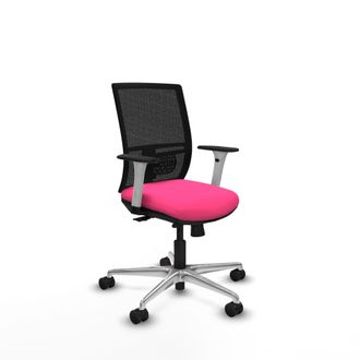 Piqueras y Crespo Sedia Ergonomica Piqueras Y Crespo Rosa Schiuma Alluminio