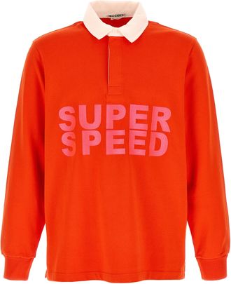 J.W.Anderson Red Cotton Polo Mens Shirt