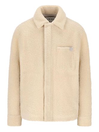 Loewe Lammy jas met knopen - Beige