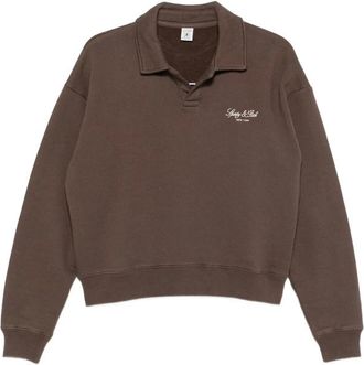 Sporty & Rich Logo-embroidered Sweatshirt