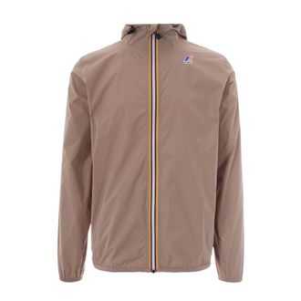 K-Way K-Way, Light Jackets, male, Beige, Size: 2XL Le Vrai 4.0 Claude Jacket