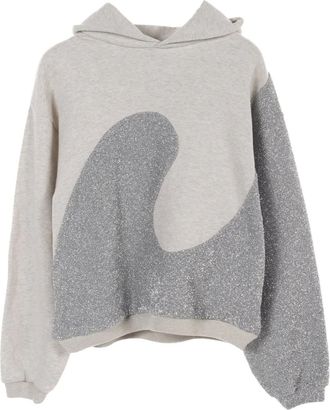 Dior x ERL Felpa Rame con cappuccio anni 2010 - Grigio