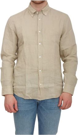 HUGO BOSS Hombre, Camisas, Beige, Talla: 2XL