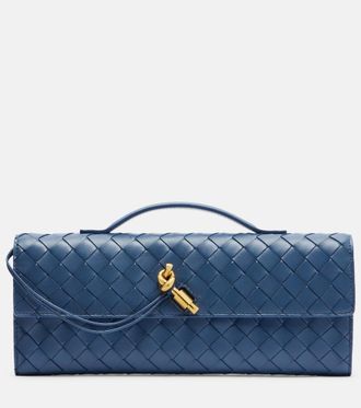 Bottega Veneta Andiamo Intrecciato Small leather clutch