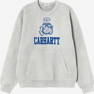 Carhartt Work in Progress Mens Sweatshirt Cotton Grey (420 G-M&sup2;) Sweatshirts G/m&sup2;) Sweater