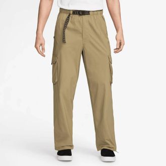 Nike Kearny Cargo Parachute Pants In Beige