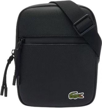 Lacoste Crossbodytas - Heren - Schoudertassen - Zwart - ONE Size - Leer - Tassen