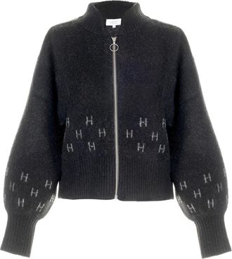 H&eacute;st Korte Zwarte Jas - Dames - Vesten - Zwart - XL - Truien & Vesten