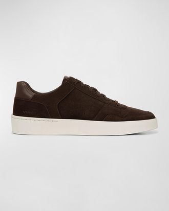 Vince Mens Peyton Suede Low-Top Sneakers