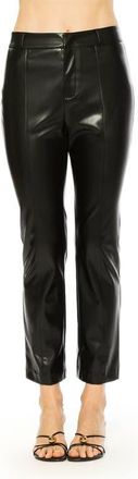 Alexia Admor LIOR MID RISE FITTED PANTS in Black at Nordstrom, Size 10