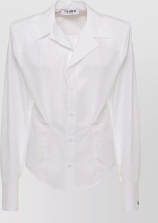 The Attico cotton long-sleeve shirt