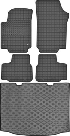 OEM Juego De Alfombrillas De Goma Para Seat Citigo Hatchback (2011-2019) + Alfombrilla Para El Maletero