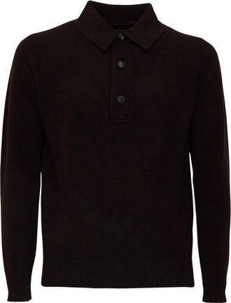 FILIPPO DE LAURENTIIS Colletto polo - Heren - Polos - Bruin - 3XL - Tops