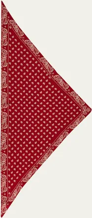 Guest In Residence The Wild Rag Silk-Blend Scarf
