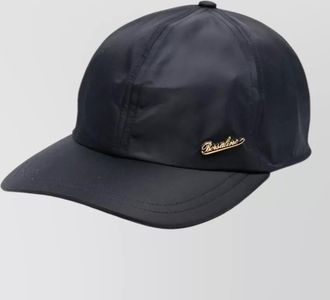 Borsalino nylon hiker cap curved brim design