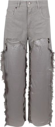 Haikure Bonnie Jeans - Dames - Regular Fit Jeans - Grijs - W27 - Satijn - Jeans