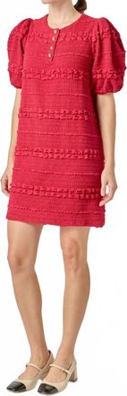 English Factory Womens Mini Dress In Red