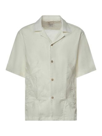 Eleventy Cotton Bowling Shirt