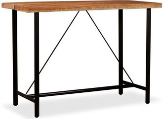vidaXL Bar Table Solid Acacia Wood 150x70x107 cm vidaXL