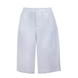 Alysi Long Shorts, female, White, Size: 2XS Bermuda a gamba ampia