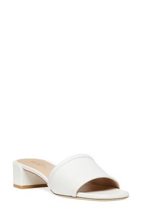 Stuart Weitzman Cayman 35 Block Slide Sandal in White. at Nordstrom Rack, Size 9.5