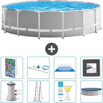 Intex Piscina Prism Frame Redonda - 457x122 Cm - 9-piezas S565