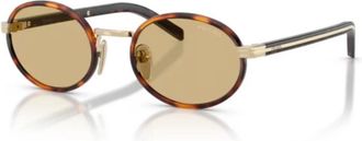 Prada Stijlvolle zonnebril voor elke outfit - unisex - Zonnebrillen - Bruin - 52 MM - Accessoires