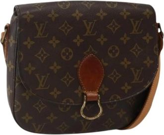 Louis Vuitton Pre-owned Cross Body Bags, female, Brown, Size: ONE SIZE Pre-owned Vintage Canvas Cross Body Bag