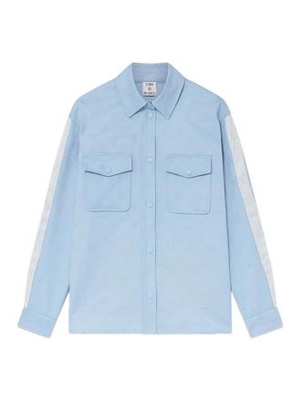 Casablanca All-Over Pattern Shirt In Blue Cotton