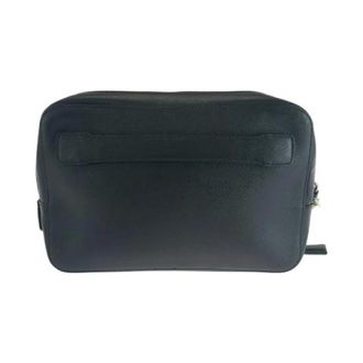 Prada Pre-owned Clutches, male, Black, Size: ONE SIZE Pre-owned Saffiano Leather Clutch Bag