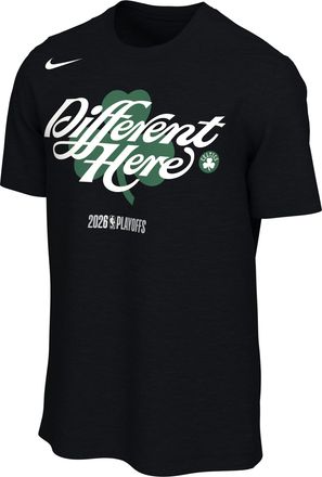 Nike Boston Celtics Nike Mens NBA Basketball T-Shirt in Black | JF1803-010