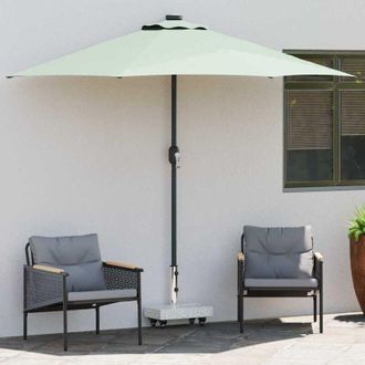vidaXL Base Para Sombrilla Gris 45 X 25 X 45 Cm Granito, Acero Vidaxl