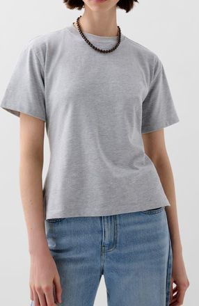 Scalpers Back Knot Tee in Greymelange at Nordstrom, Size X-Small Eu